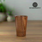 Handmade Japanese Wooden Cup - 250ml Natural Wood Tea & Coffee Mug