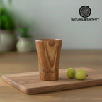 Handmade Japanese Wooden Cup - 250ml Natural Wood Tea & Coffee Mug