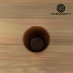 Handmade Japanese Wooden Cup - 250ml Natural Wood Tea & Coffee Mug