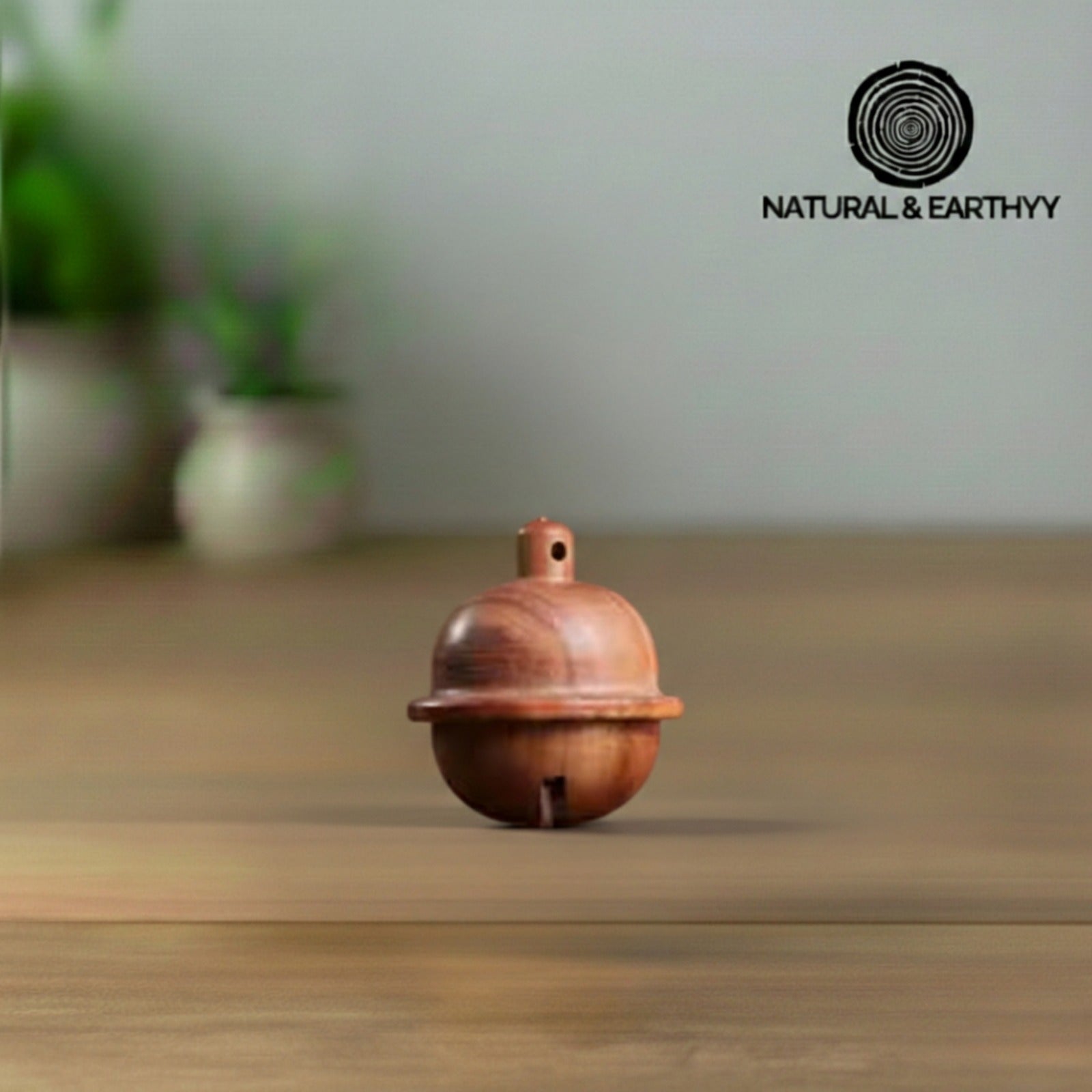 Handmade Wooden Aroma Diffuser Necklace | Essential Oil Pendant