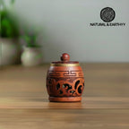 Handmade Wooden Aroma Diffuser Necklace | Essential Oil Pendant