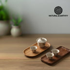 Oak Oval Serving Trays | Modern Minimalist Decor