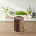 Wooden Trash Can With Lid: Modern Bathroom or Office Paper Bin