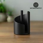 Modern Wood Paper Towel Holder | One-Hand Tear Kitchen Roll Dispenser