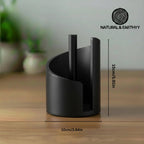 Modern Wood Paper Towel Holder | One-Hand Tear Kitchen Roll Dispenser